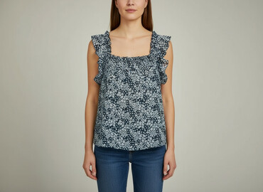 sukienki chabrowe dla puszystych: H&M, Women's blouse, size M