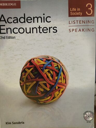 listening: İngilis dili, academic encounters,listening, speaking. 8 manata alınıb