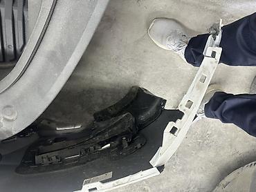 широкие: Передний бампер для Тесла модел у Tesla model y (белый), с — 5