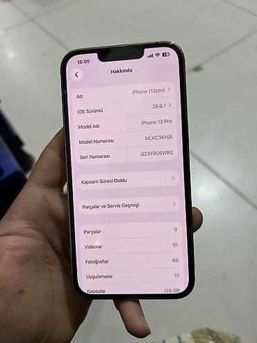 iphone 5s ekranı: IPhone 13 Pro, Qızılı, Face ID — 10
