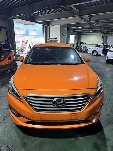 желтый соната: Капот Hyundai, Б/у, Оригинал — 1