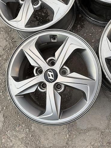 aeolus e70: Литые Диски R 15 Hyundai, Комплект, отверстий - 5, Б/у — 4