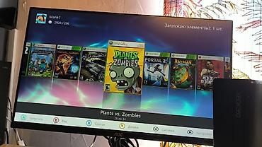 Xbox 360: Xbox 360 Slim прошитый freeboot. установлено 34 игры. Обслужена — 9