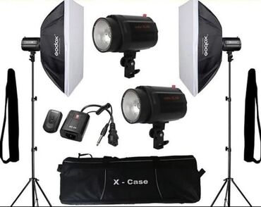 yeni soyuducular: Foto studiya işıqlandırma dəsti + Canon printer 1) Godox studiya