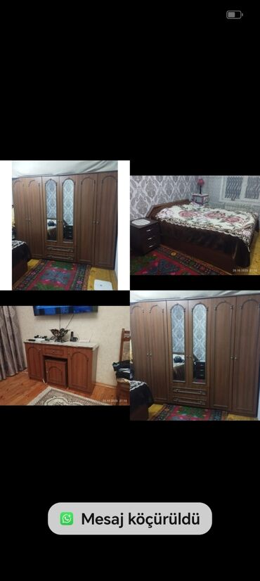 деталировка мебели: 2 односпальные кровати, Шкаф, Трюмо, 2 тумбы, Б/у