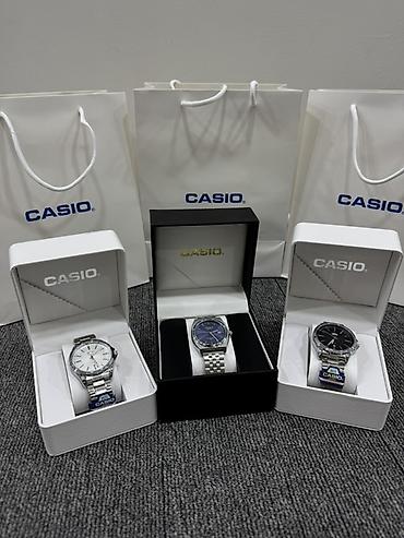 Классикалык сааттар саат, Casio, Жапония, Суу өткөрбөөчү, Эркектердики, Жаңы