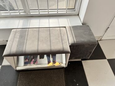 стол письменный б: Гарнитур для прихожей, Зеркало, цвет - Серый