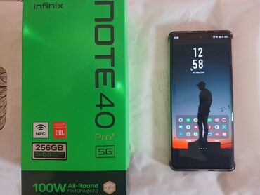 telefon 40 manat: Infinix Note 40 Pro, 256 GB, rəng - Yaşıl, Face ID, Sensor, Sənədlərlə