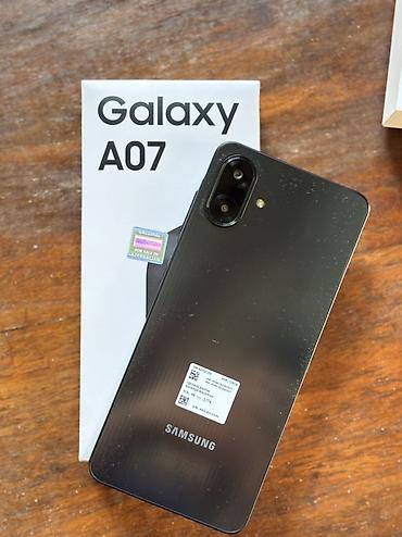 Мобильные телефоны и аксессуары: Samsung Galaxy A07, 128 ГБ, цвет - Черный, Две SIM карты — 2