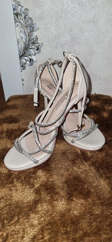 босоножки без каблука: Qadın sandal kolleksiyası – ölçü 36 1) Bej mavilər – 25 AZN - Eleqant — 2