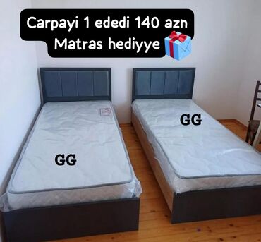 yeni il zərləri: Yeni, Təknəfərlik çarpayı, Matras ilə