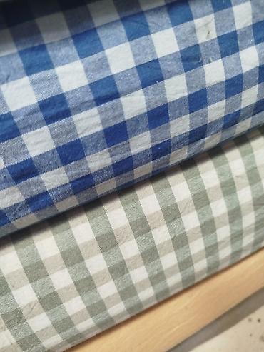 Другой текстиль: Ткани в рулонах — хлопок/хлопковые смеси в клетку и полоску - — 11