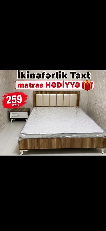 quzu derisi: İkinəfərlik taxt – modern dizaynlı, başlığı yumşaq dəri/eko-dəri — 1