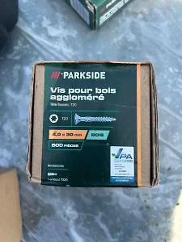 Šrafovi i matice: PARKSIDE šrafovi za ivericu/ drvo – setovi Modeli: - 5,0 x 60 mm, T25 — 8