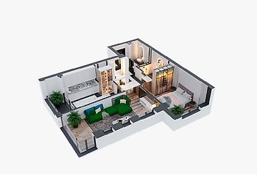Продажа квартир: 2 комнаты, 82 м², Ботанический сад Элитка, 18 этаж, ПСО (под самоотделку) — 5