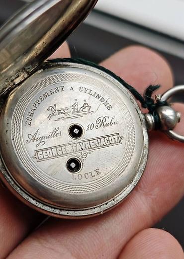 Антикварные часы: Павел Буре 1910 года . Карманные серебряные обслуженные на ходу — 7