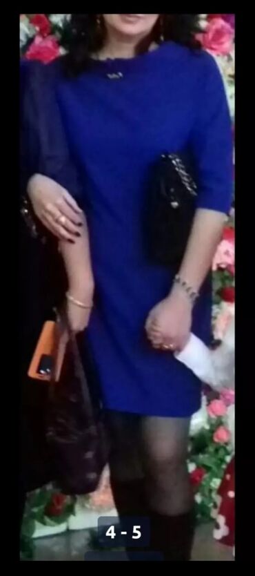 Повседневные платья: Платья женские, три модели. 1) Черное платье-футляр с широким — 6