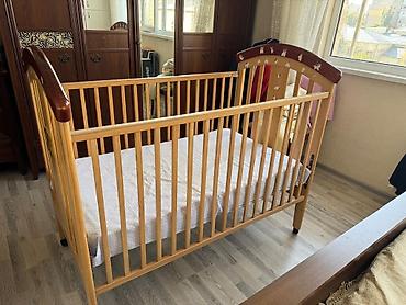 bunk bed: Детская кроватка из натурального дерева - Классическая модель с — 3