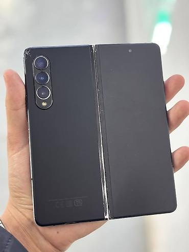 Samsung: Samsung Galaxy Z Fold 3, Б/у, 256 ГБ, цвет - Черный, 2 SIM — 1