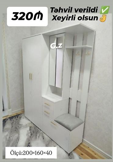 Dəhliz dolabları: *Dəhliz Dolabı 320Azn* ✔️İstehsal Rusiya Laminat 18/lik qalınlıqda — 1