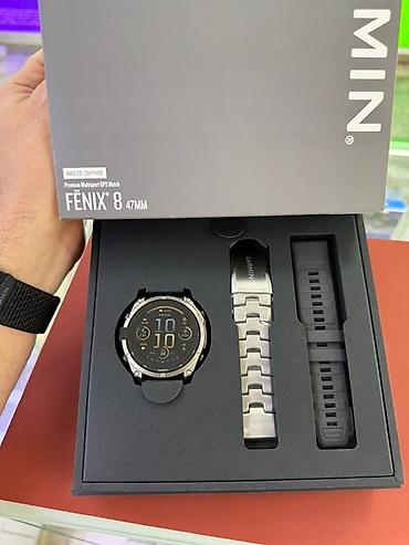 Garmin: Умные часы Garmin Fenix 8 с AMOLED-дисплеем и интегрированным GPS. Эти — 2