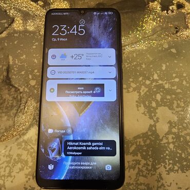 tcl telefon: Redmi 10C 64 gb yaddaş ustada olmuyub