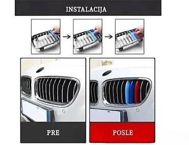 Tuning oprema: M Performance ukrasne letvice za BMW “bubrege” (set 3 kom) - — 2