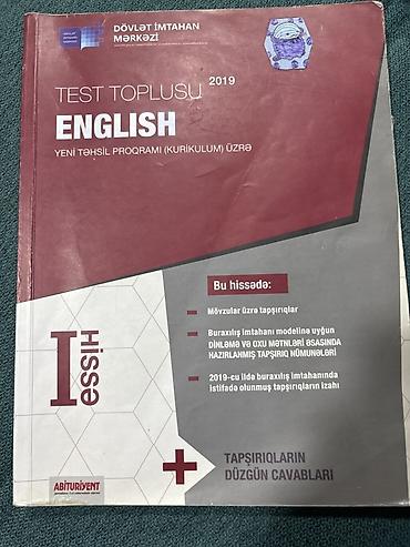 turk kitabları: İngilis dili Testlər 10-cu sinif, DİM, 1-ci hissə, 2019 il — 1