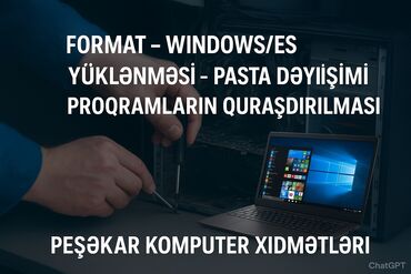 komputer windows 7: Kompüter və noutbuk xidmətləri Windows / ƏS (OS) yüklənməsi və