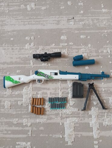 набор инструментов макита 5 в 1: Игрушечная снайперская винтовка для стрельбы мягкими пено­пластовыми