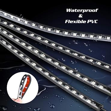 LED setovi: RGB LED ambijentalno osvetljenje za automobil – TECBOSS, 72 LED - Set — 1