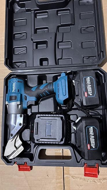 lithium: Аккумуляторные ножницы по металлу Makita 128V в чемодане — 2