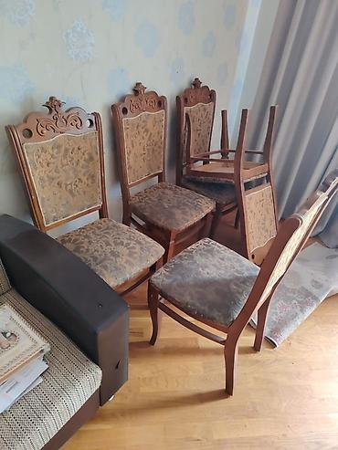 Qonaq otağı üçün, İşlənmiş, Açılan, Dördbucaq masa, 6 stul lalafo.az -da — 3 Qonaq otağı üçün, İşlənmiş, Açılan, Dördbucaq masa, 6 stul — 3
