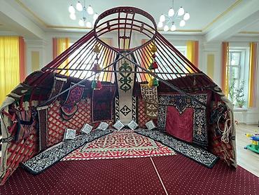 Спорт и хобби: Юрта с традиционным казахским/кыргызским оформлением и полным — 2