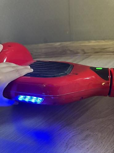 elektron gitara: Qırmızı rəngli iki təkərli hoverboard (self-balansing skuter) - Rəng — 3
