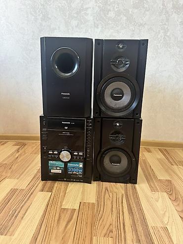 купить домашний кинотеатр: Panasonic mini audio sistemi – DVD qüllə (receiver) + 3 akustik modul — 1