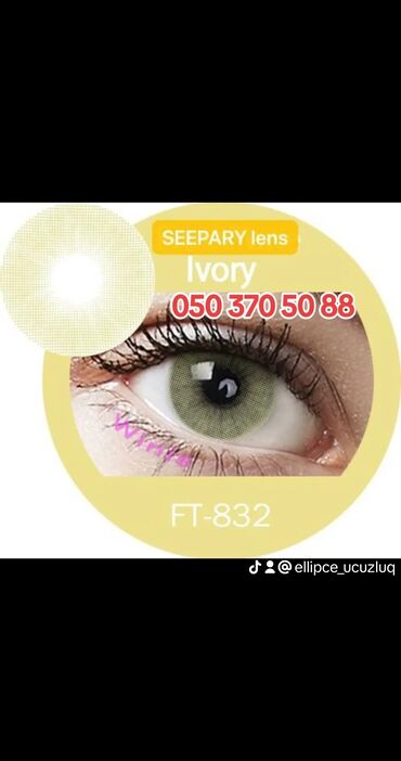 Digər: Lens linza koreya istehsalı olan linza +qab rəngli kosmetik linza — 14