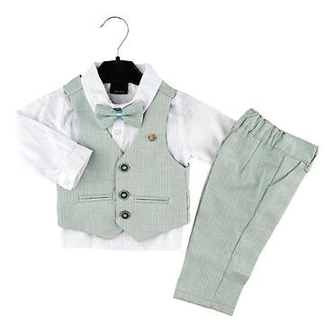 espadrile bele: Elegantni komplet za dečake 06–18 meseci – DEČIJA ODEĆA (09+ meseci) — 1
