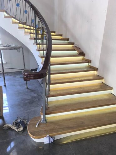 Обшивка лестниц: Лестница лестница каркас сварочный работа лестница перила на весь — 23