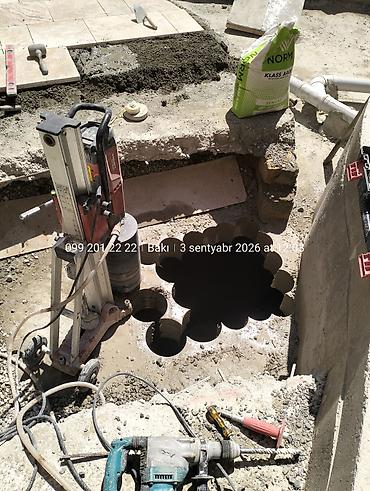 Бетонные работы: BETON DESME BETON KESME:050-220-08-78 Beton, dəmir-beton və daş — 9