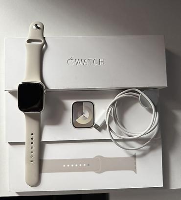 ПРОДАЮ ⌚️ Apple Watch Series 9 45mm Бежевый (Starlight) цвет 🤍 •