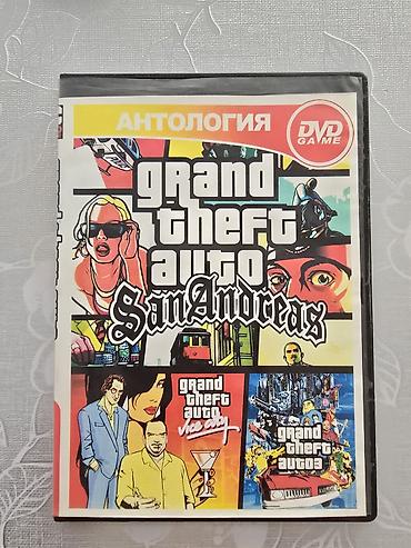 gta vice city disk: PC üçün oyun diskləri dəsti Komplekt tərkibi: - Grand Theft Auto: San — 3