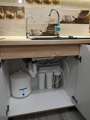 Фильтры для питьевой воды: Фильтр для питьевой воды, Кол-во ступеней очистки: 5, Объем бака: 5 литров, Тип очистки: Система обратного осмоса, Бренд: Другой бренд — 9