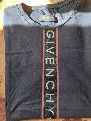 majce xl: Muska majca teget plava Givenchy orginal xxl bez ostecenja . Sa