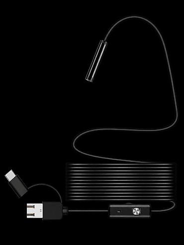 юсб камера: USB эндоскоп-камера с подсветкой - Диаметр камеры: компактный — 2