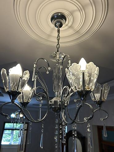 lyüstr: Çılçıraq, 5 lampa, Metal — 2