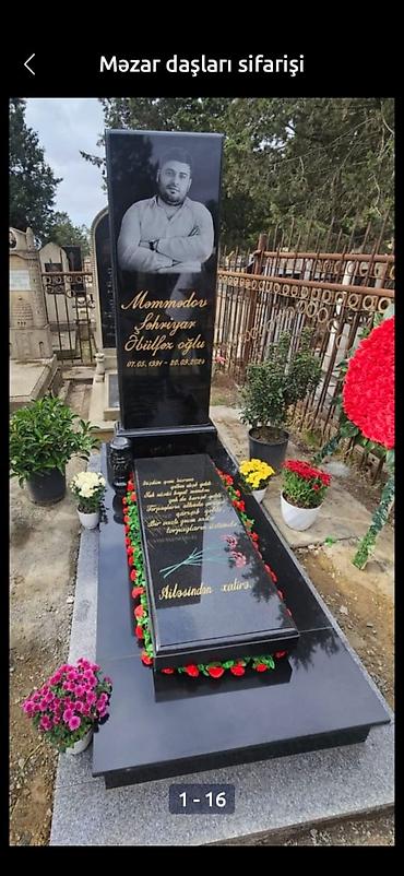 Başqa xidmətlər: Usta işindən hazırlanan işlər.qəbirüstü daş.abidə-və heykəllərr.3d — 16