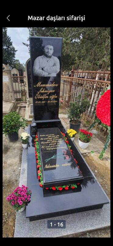 Başqa xidmətlər: MüxtƏlif nÖv mərmər qraNitdən abİdə daşlarInın sifarişi üəbul olunur — 7