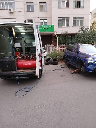 выездной вулкан: Шиномонтаж, Балансировка колес, Замена колес, Замена шин, Круглосуточно, Специализация: Легковое авто, Бус — 8