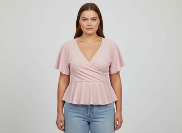 bluzki kopertowe damskie: Boohoo, Bluzka damska, rozmiar 2XL